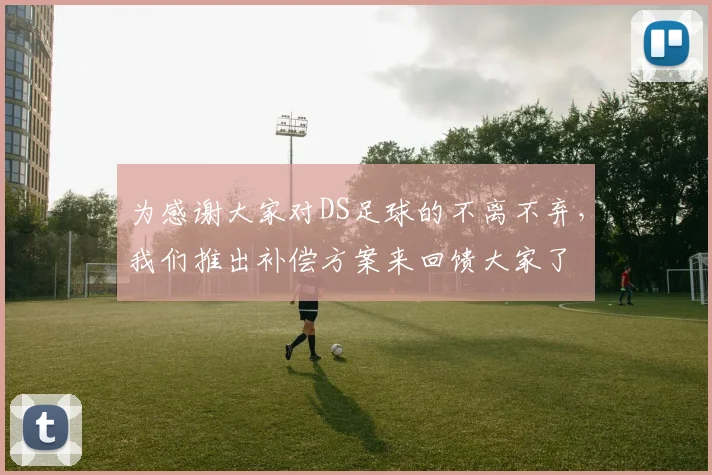 为感谢大家对DS足球的不离不弃，我们推出补偿方案来回馈大家了